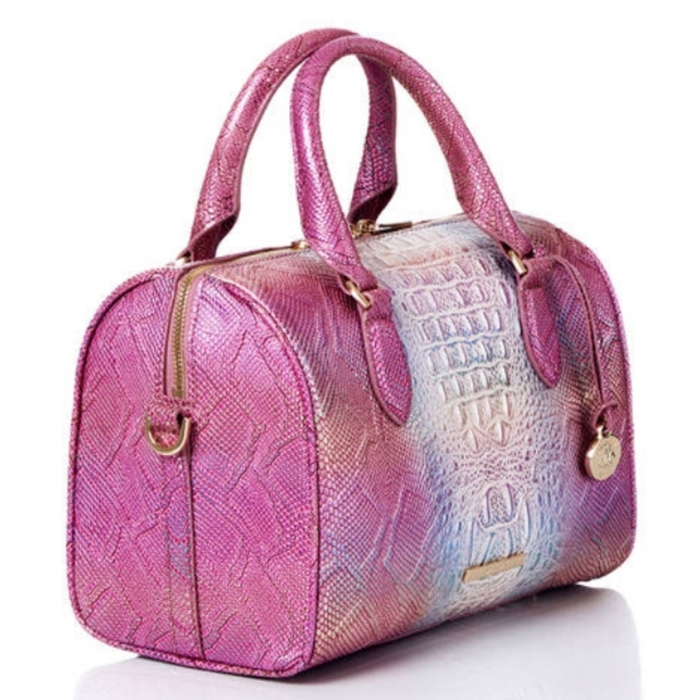 NWT🫦 BRAHMIN Sundial Collection Stacey Multi Top Zip Satchel Bag - Picture 9 of 16